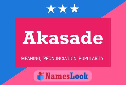 Akasade 名字海报