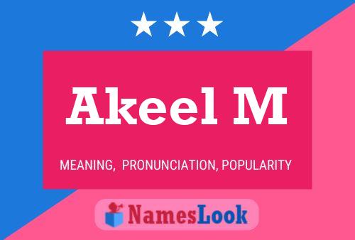 Akeel M 名字海报