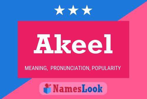 Akeel 名字海报