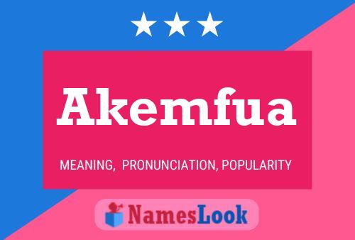 Akemfua 名字海报