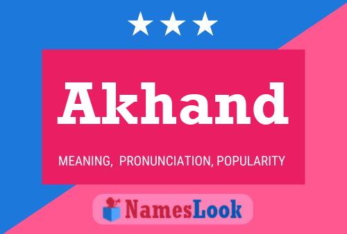 Akhand 名字海报