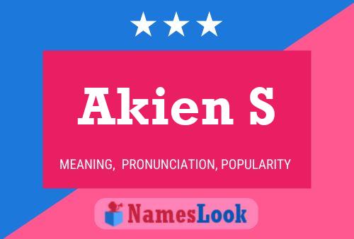 Akien S 名字海报