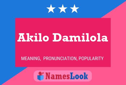 Akilo Damilola 名字海报