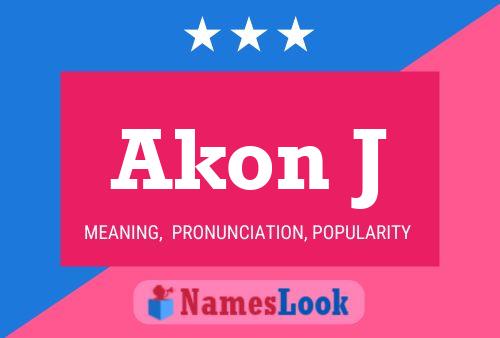 Akon J 名字海报