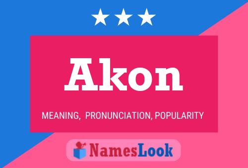 Akon 名字海报