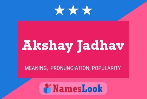 Akshay Jadhav 名字海报