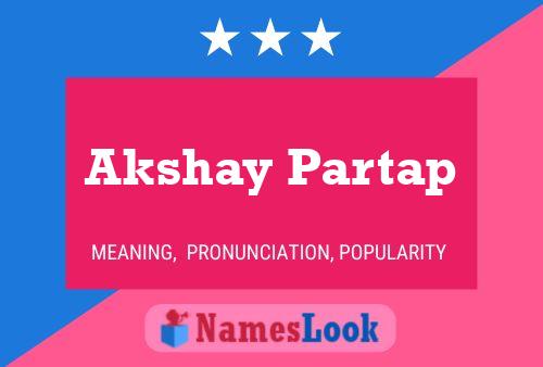 Akshay Partap 名字海报