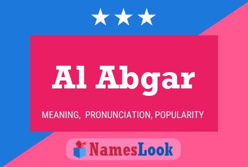 Al Abgar 名字海报