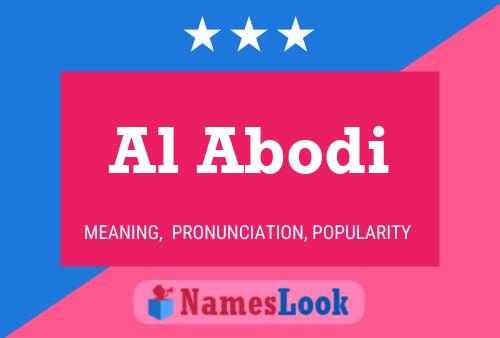 Al Abodi 名字海报