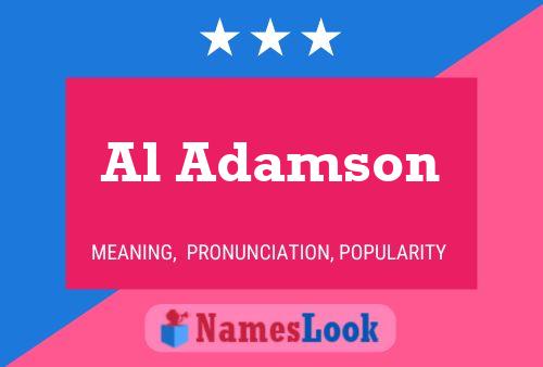 Al Adamson 名字海报