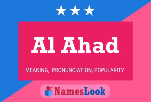 Al Ahad 名字海报