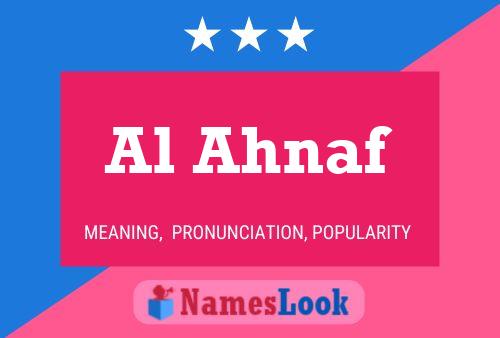 Al Ahnaf 名字海报