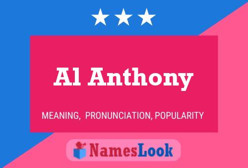 Al Anthony 名字海报