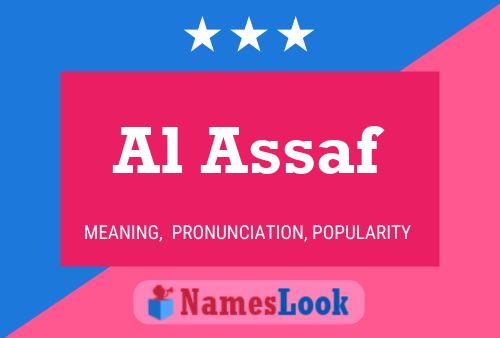 Al Assaf 名字海报