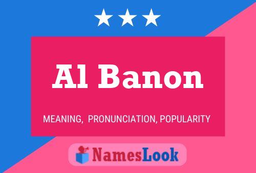 Al Banon 名字海报