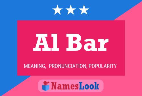 Al Bar 名字海报