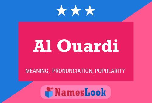 Al Ouardi 名字海报