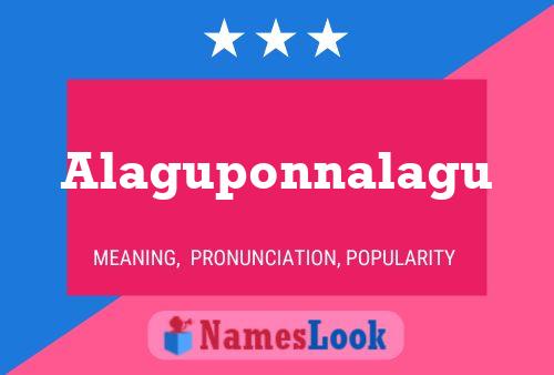 Alaguponnalagu 名字海报