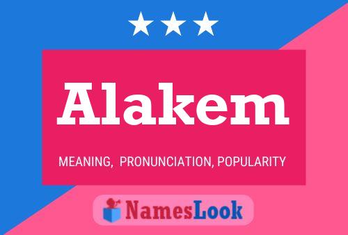 Alakem 名字海报