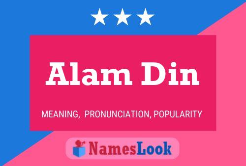 Alam Din 名字海报