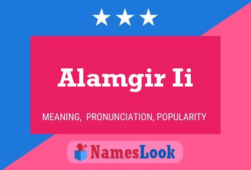 Alamgir Ii 名字海报