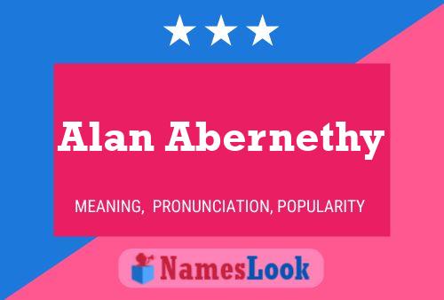 Alan Abernethy 名字海报