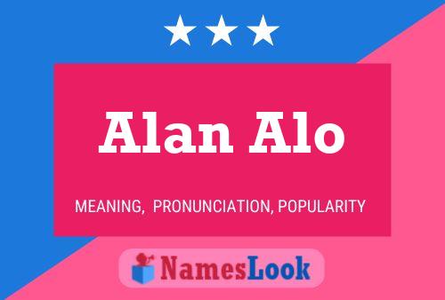 Alan Alo 名字海报