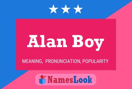 Alan Boy 名字海报