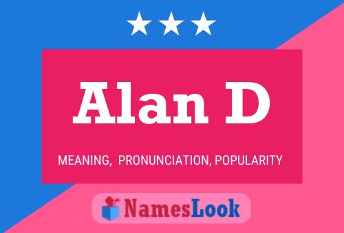 Alan D 名字海报