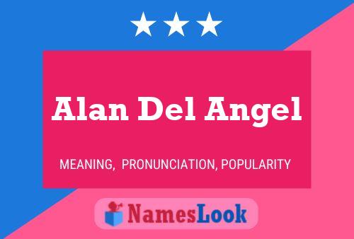 Alan Del Angel 名字海报