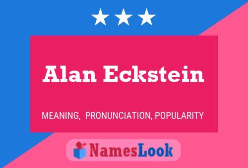 Alan Eckstein 名字海报