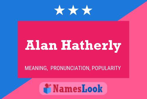 Alan Hatherly 名字海报