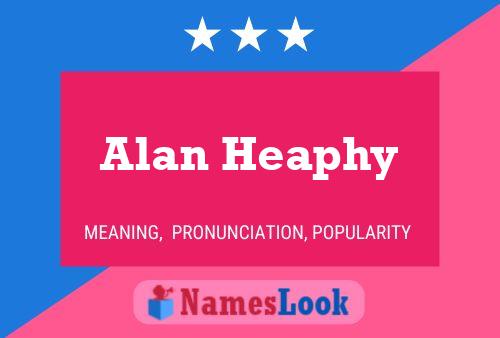 Alan Heaphy 名字海报