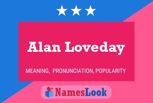 Alan Loveday 名字海报