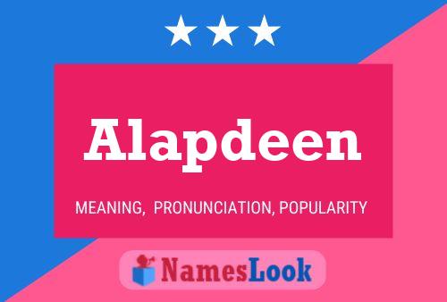 Alapdeen 名字海报