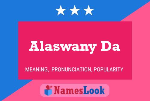 Alaswany Da 名字海报