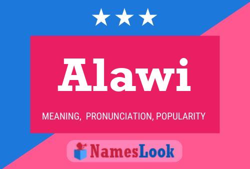 Alawi 名字海报