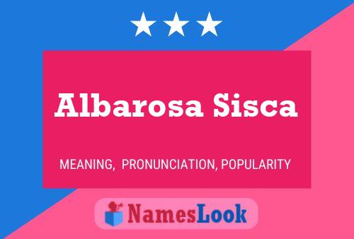 Albarosa Sisca 名字海报