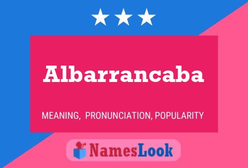 Albarrancaba 名字海报