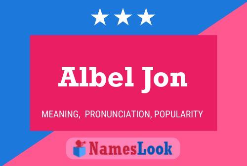 Albel Jon 名字海报