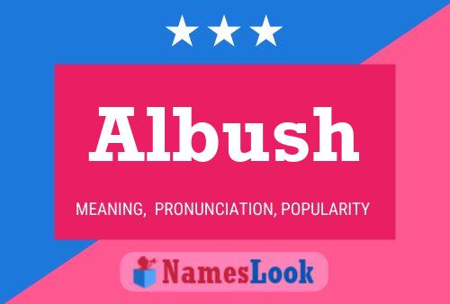 Albush 名字海报