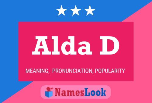 Alda D 名字海报