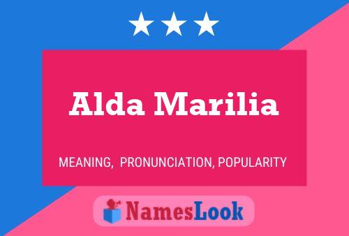 Alda Marilia 名字海报