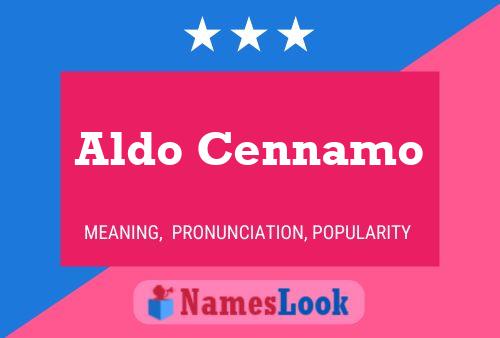 Aldo Cennamo 名字海报