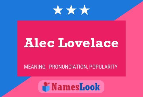 Alec Lovelace 名字海报