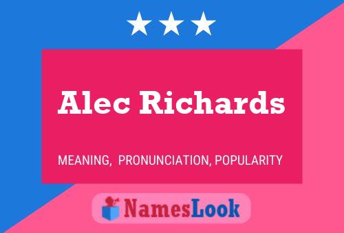 Alec Richards 名字海报