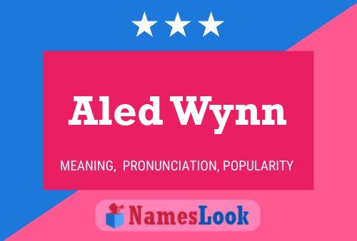 Aled Wynn 名字海报