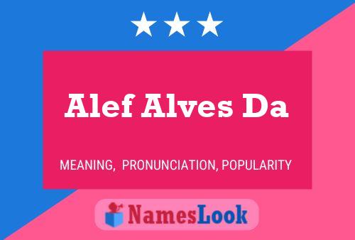 Alef Alves Da 名字海报