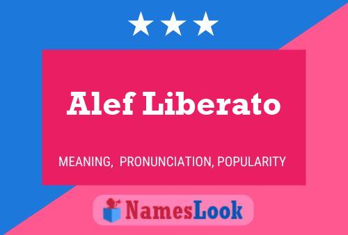 Alef Liberato 名字海报