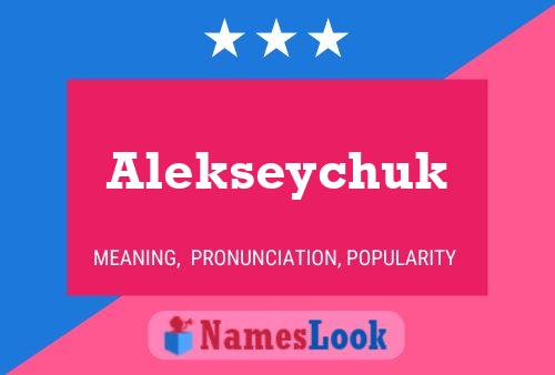 Alekseychuk 名字海报